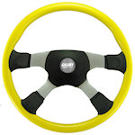 Tour America Steering Wheel Yellow