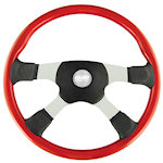 Tour America Steering Wheel - Red